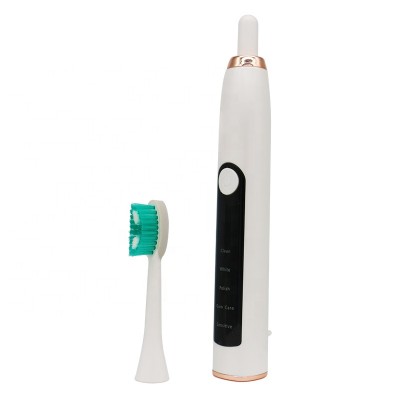 Factory Direct High Quality Sonic Toothbrush Battery Operated for Adults with Silicone Tongue Cleaner